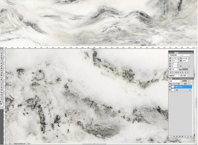 大理石纹中式水墨山水画江山多娇石材背景墙